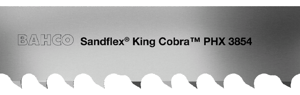 Geniş ve Zor Alaşımlarda Üretim Amaçlı Metal Kesimi için Bi-Metal Şerit Testere Bıçağı, PHX Tooth 4/6 TPI 0.9 mm x 27 mm