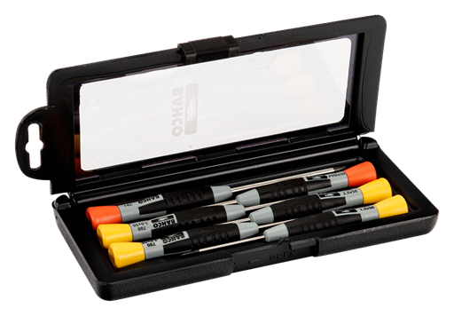 [706-1] Bahco Hassas tornavidalar: set 6 parça